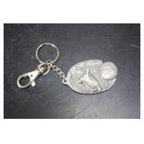 A Pewter Golfing Keychain