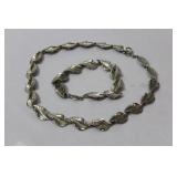 A Bracelet and Necklace Suite