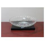 A Clear Glass Center Bowl