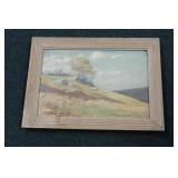 An Oil on Board Painting