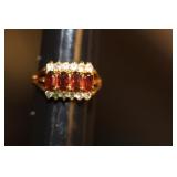 Gold Filled and Stone Ring