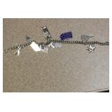 Sterling Charms Bracelet