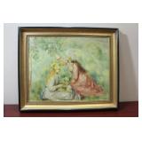 A Signed Print or Painting on Canvas