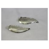 A Pair of Sterling Earrings