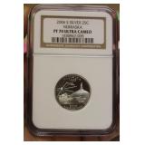 Ultra cameo silver quarter
