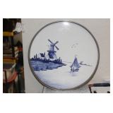 Antique Porcelain Delft Tray