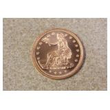 One Ounce Copper Round