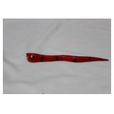 A Painted Small Wooden Snake