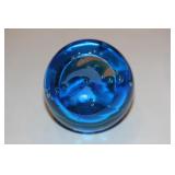 Artglass Dolphin Paperweight