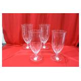 A Set of 4 Lenox Iced Beverage Glasses