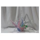 An Artglass Basket