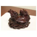 A Chinese Resin Dragon Head Turtle