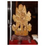 Large Chinese Soap Stone Mountain