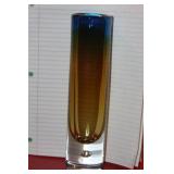 Kosta Boda Lindebrand Art Glass Cylinder Vase