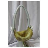 An Artglass Basket