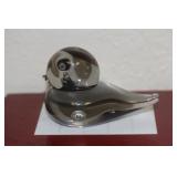 Reijmyre Sweden Smoky Glass Bird