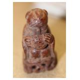 Chinese Little Child Wooden Netsuke
