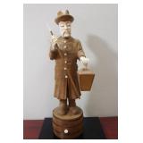 A Large Wooden Man