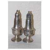 Pair of Sterling Silver Salt and Pepper Shakers