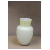 Antique Satin Glass Mini Vase