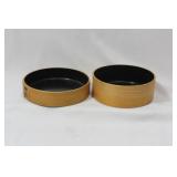 Lot of 2 Lacquer Trays