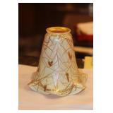 Stamped Steuben Iridescent Lamp Shade