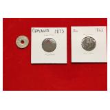Lot of 3 Coins