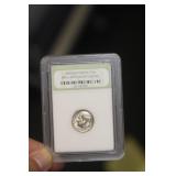 Slabbed 1980-D Dime
