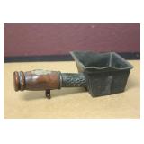 A Chinese Jade Handle Silk Iron