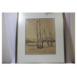 A Drawing/Etching/Painting by Adrienne Cyr