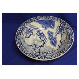 An Antique Signed Blue and White Bowl