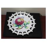 A Lefton China Reticulated Fruit Plate