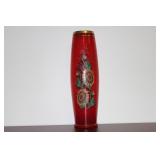 A Red Glass Vase