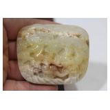 A Carved Jade Belt Buckle