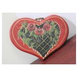 A Heart Shape Wooden Wall Hanger
