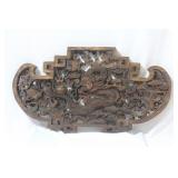A Vintage Chinese Wood Panel