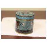 A Chinese Cloisonne Cylinder Container