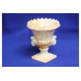 An Akro Glass Urn