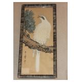 Utamaro Painting : Falcon on Pine Tree
