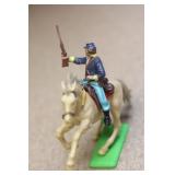 Plastic Horse Soldiers on Metal Base