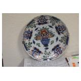 Antique Polychrome Delft Plate