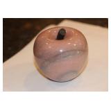 Gemstone Apple Paperweight