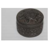 Oriental Silver Pill Box