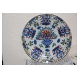 Antique Polychrome Delft Plate