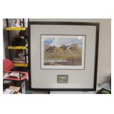 Signed Lee LeBlanc Geese Print