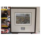 Signed Dick Plasscharert Geese Print
