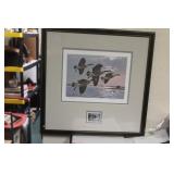 Signed Larry Barton Geese Print