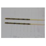 A Pair of Cloisonne and Bone Chopsticks