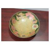 An Enamel Stem Bowl
