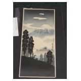 Japanese Woodblock Print After Hioraki Shotei